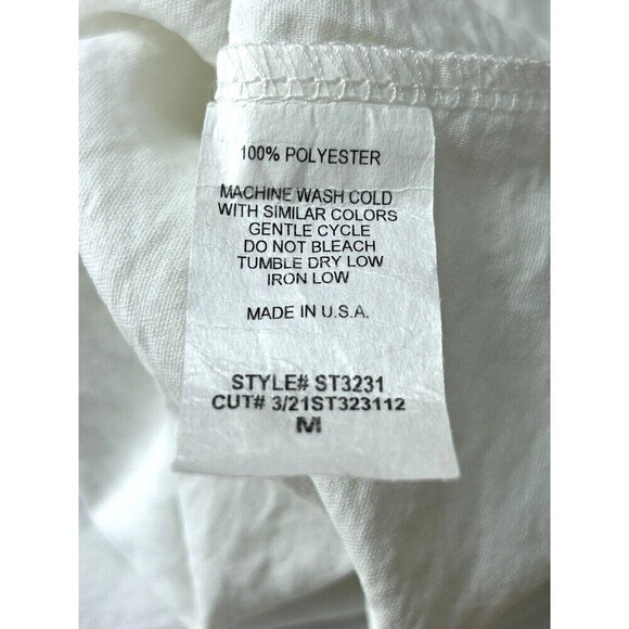 Hailey & Co Womens Sz M Tank Top Cream Ivory Blouse Flowy Embroidered Lace H2 - Picture 12 of 12